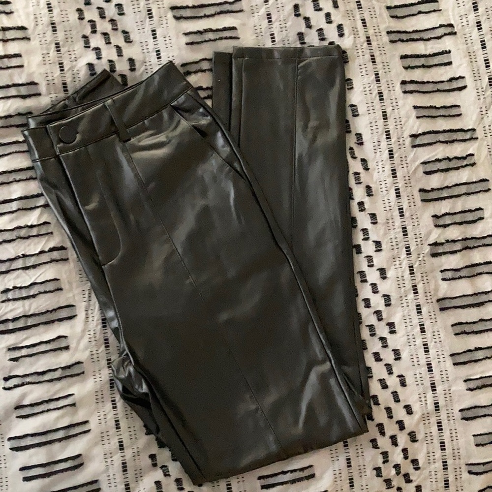 Faux Leather Pants